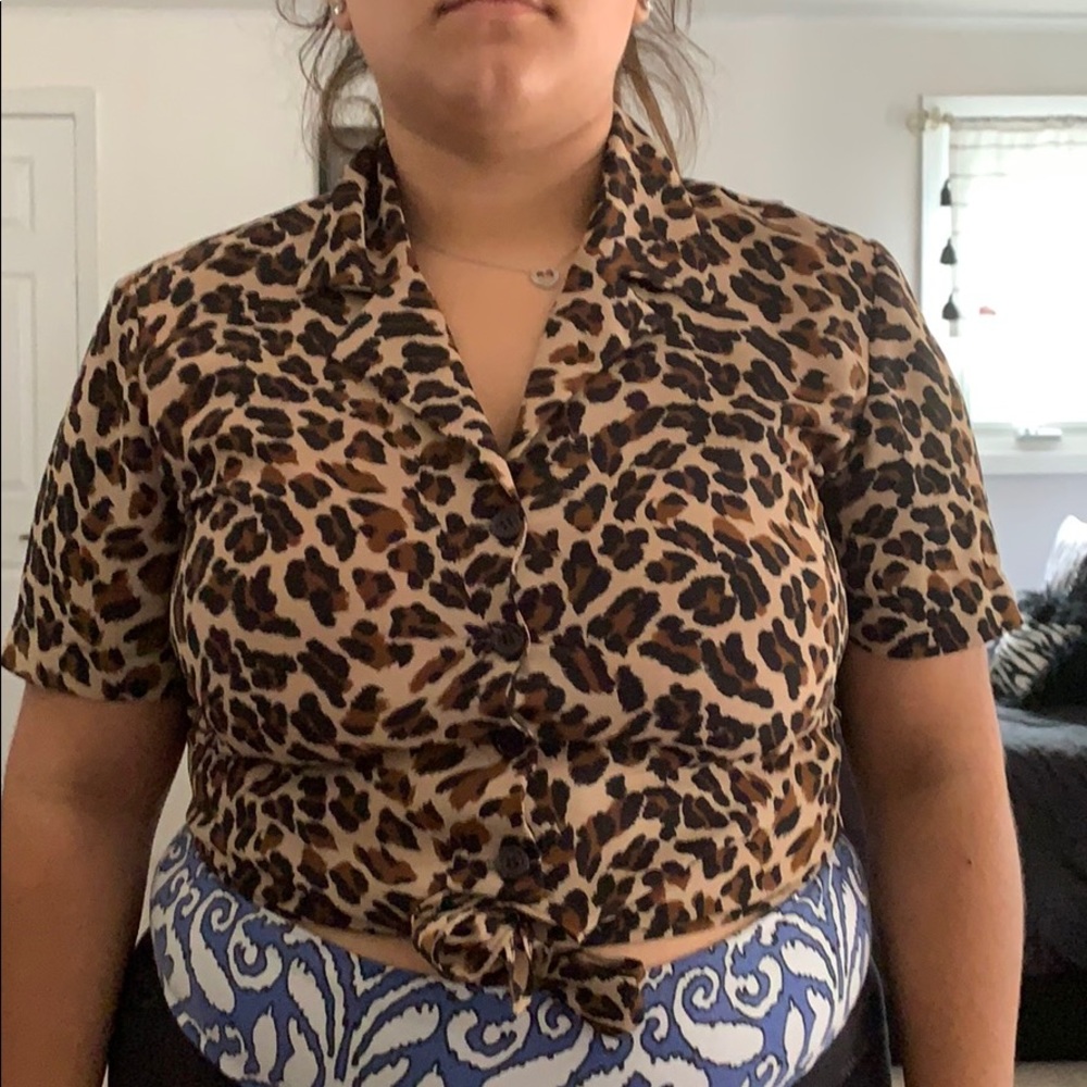 Leopard short sleeve
